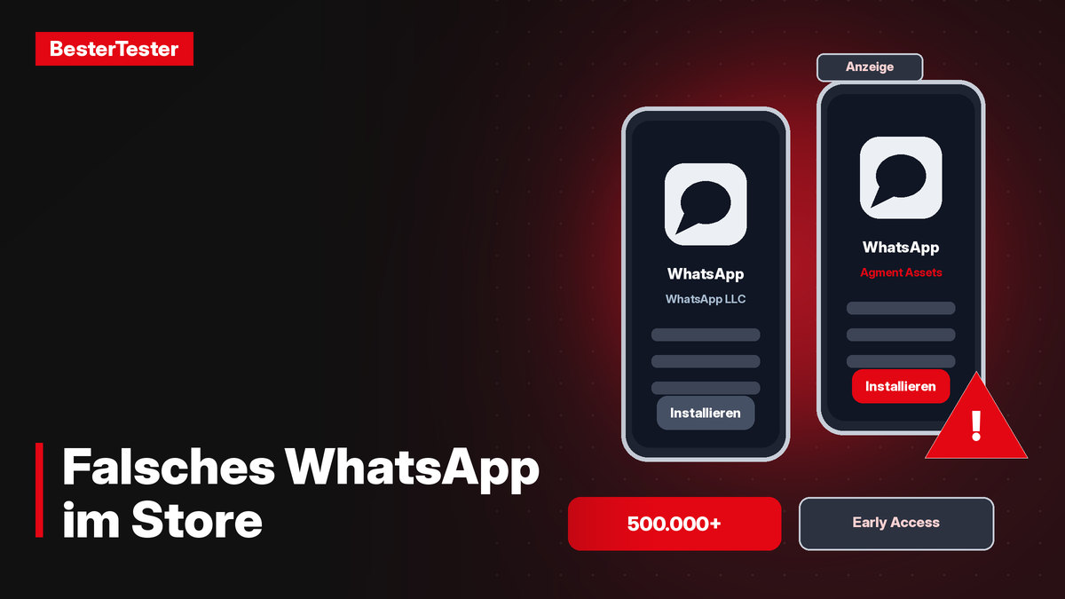 Falsches WhatsApp im Play Store: 500.000 Downloads