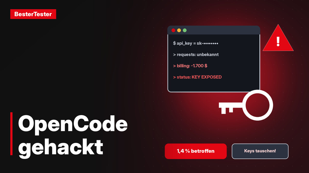 OpenCode gehackt: Nutzer zahlen für fremde KI-Anfragen